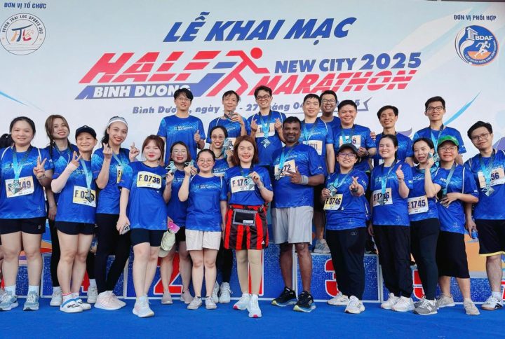 Davipharm Tham Gia Half Marathon Thành Phố Mới Bình Dương 2025