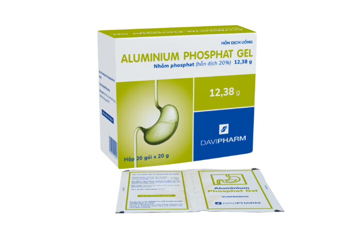 ALUMINIUM PHOSPHAT GEL chứa Nhôm phosphat 12.38 g