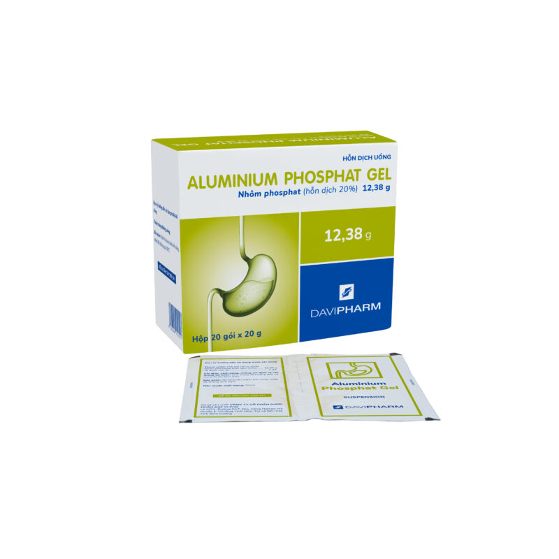 ALUMINIUM PHOSPHAT GEL chứa Nhôm phosphat 12.38 g