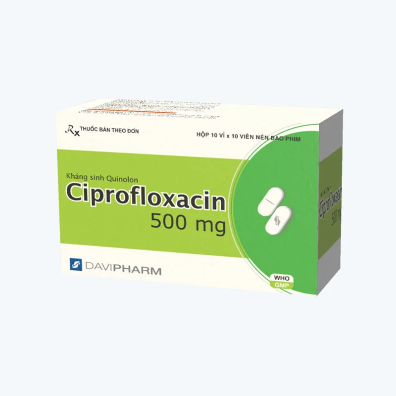 ciprofloxacin 500mg hcl