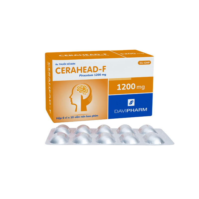 CERAHEAD-F chứa Piracetam 1200 mg