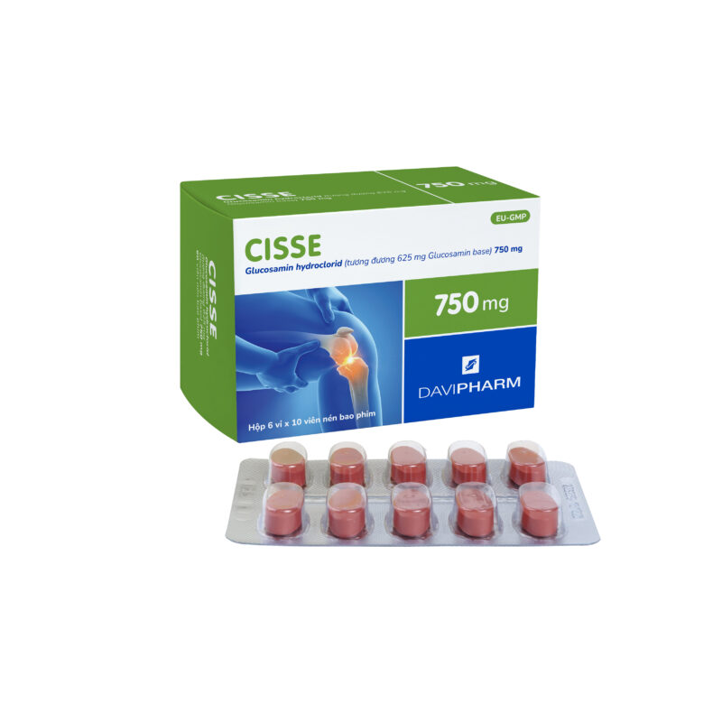 CISSE chứa Glucosamin hydroclorid 750 mg