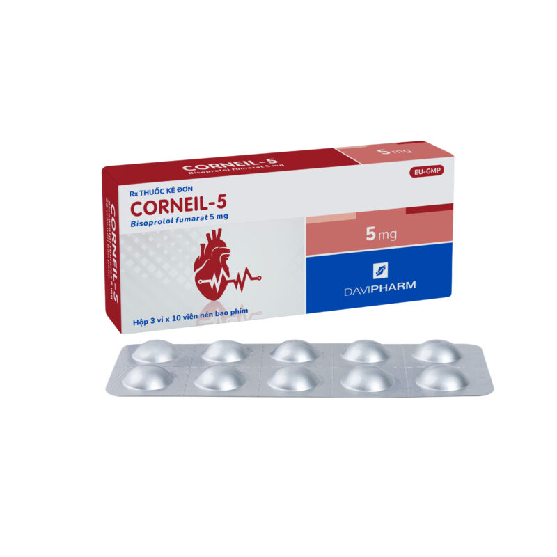 CORNEIL 5 chứa Bisoprolol fumarat 5mg
