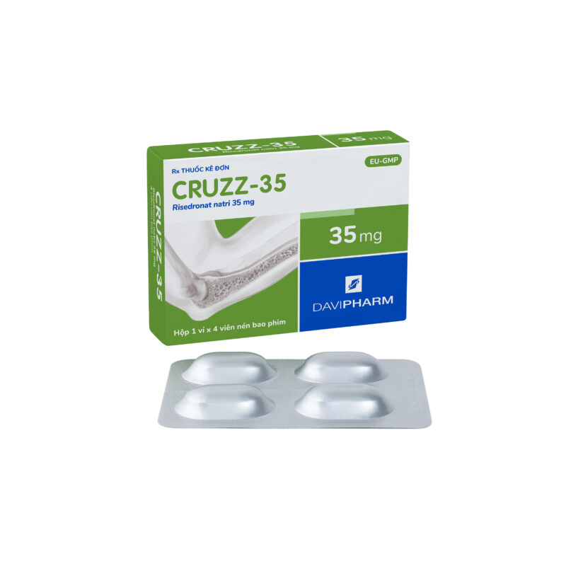 CRUZZ-35 chứa Risedronat natri 35 mg