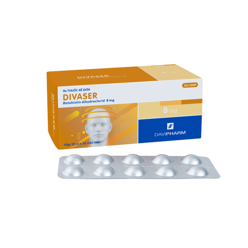 DIVASER chứa Betahistin 8 mg