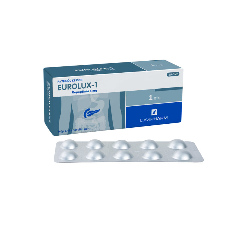 EUROLUX-1 chứa Repaglinid 1 mg