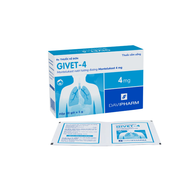 GIVET-4 chứa Montelukast 4 mg