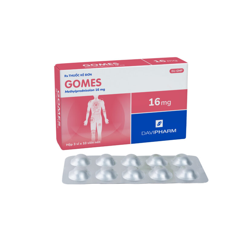 GOMES chứa Methylprednisolon 16 mg