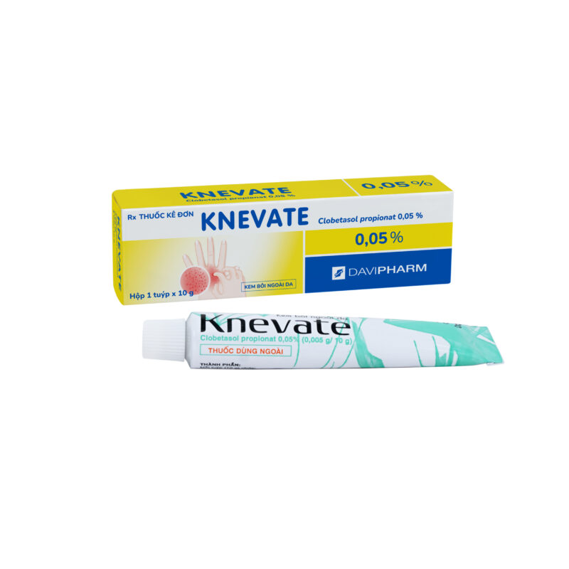 KNEVATE chứa Clobetasol propionat 0.05%