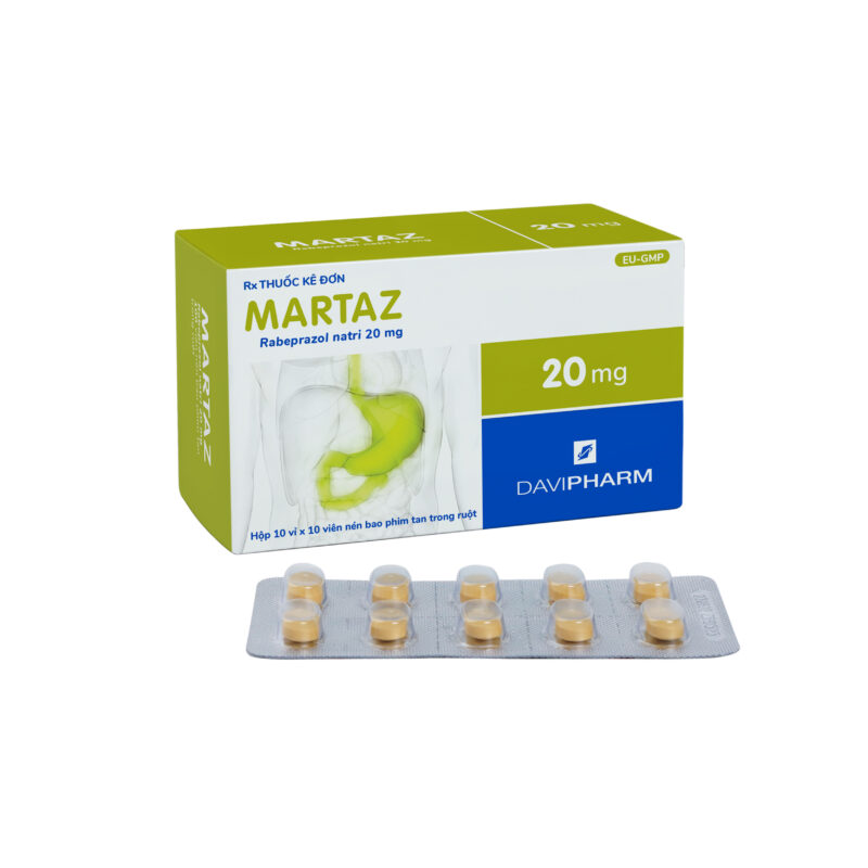 MARTAZ chứa Rabeprazol sodium 20 mg