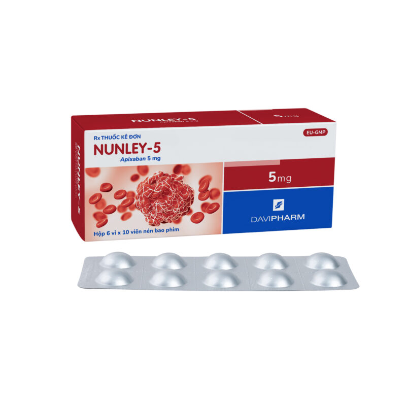 NUNLEY-5 chứa apixaban 5mg