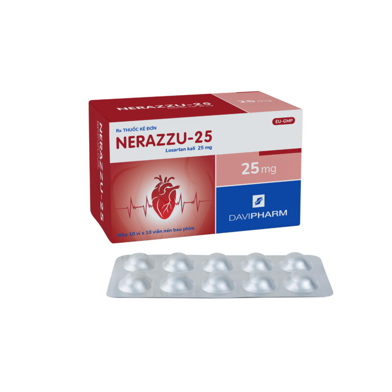 NERAZZU-25 chứa Losartan kali 25 mg