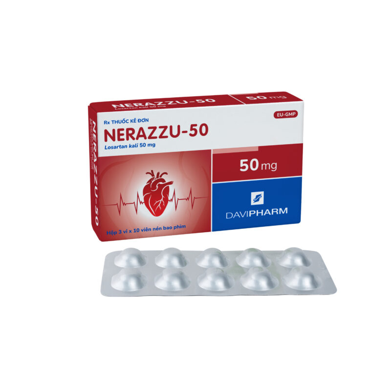 NERAZZU-50 chứa Losartan kali 50mg