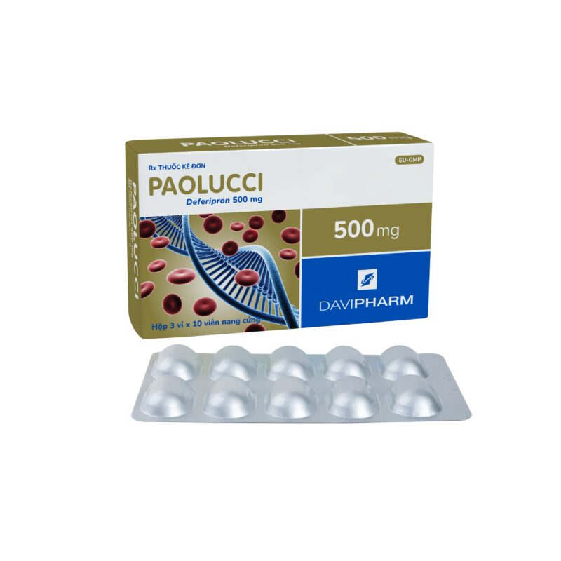 PAOLUCCI chứa Deferipron 500 mg