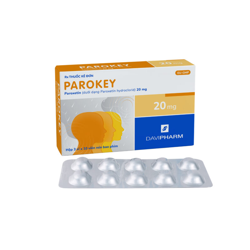 PAROKEY chứa Paroxetin 20 mg