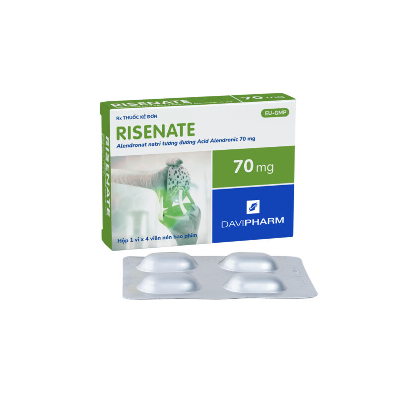RISENATE chứa Alendronat natri 70 mg