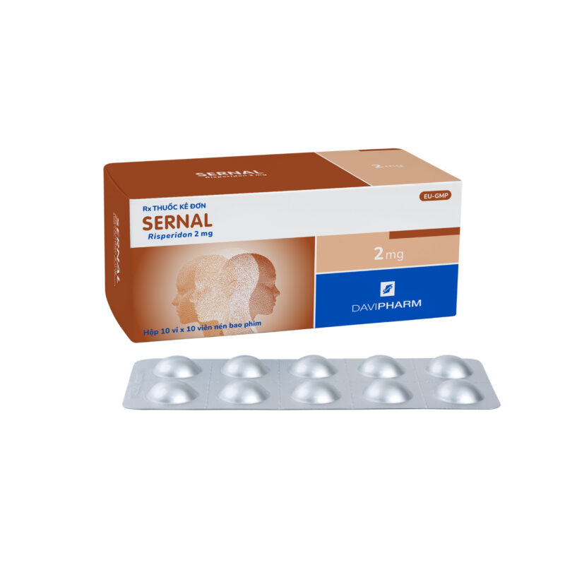 SERNAL chứa Risperidon 2 mg
