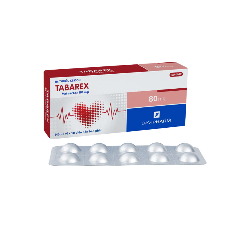 TABAREX chứa Valsartan 80 mg