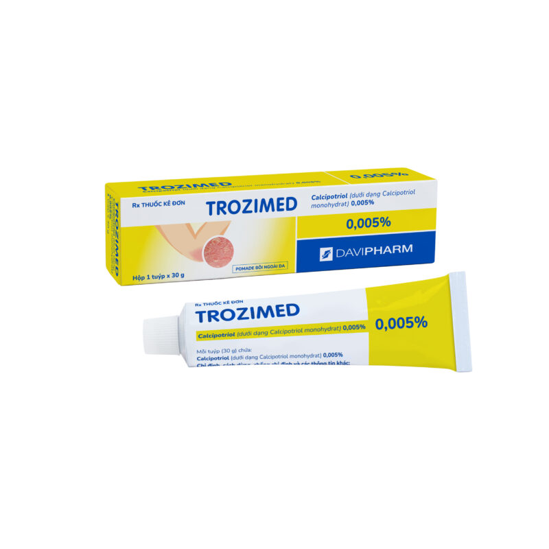 TROZIMED chứa Calcipotriol 1.5mg