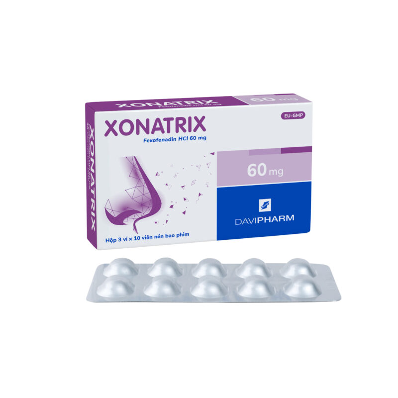 XONATRIX chứa Fexofenadin HCl 60mg