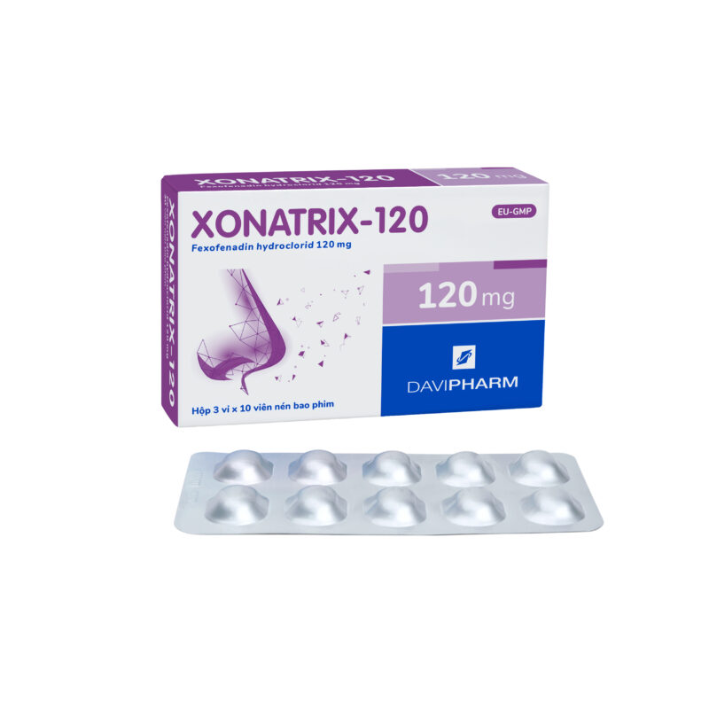 XONATRIX-120 chứa Fexofenadin HCl 120mg
