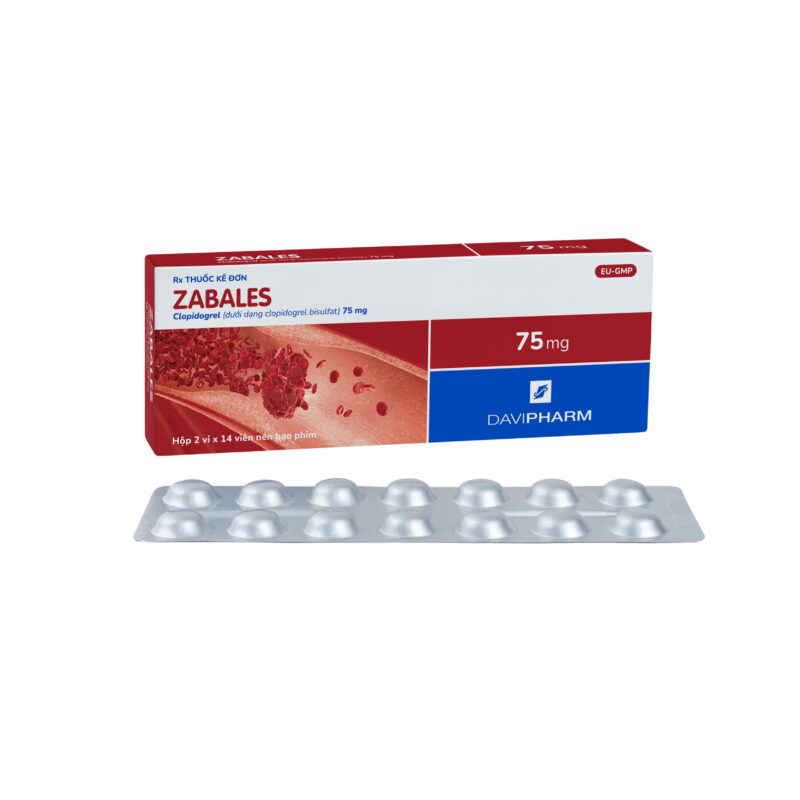 ZABALES chứa Clopidogrel 75mg