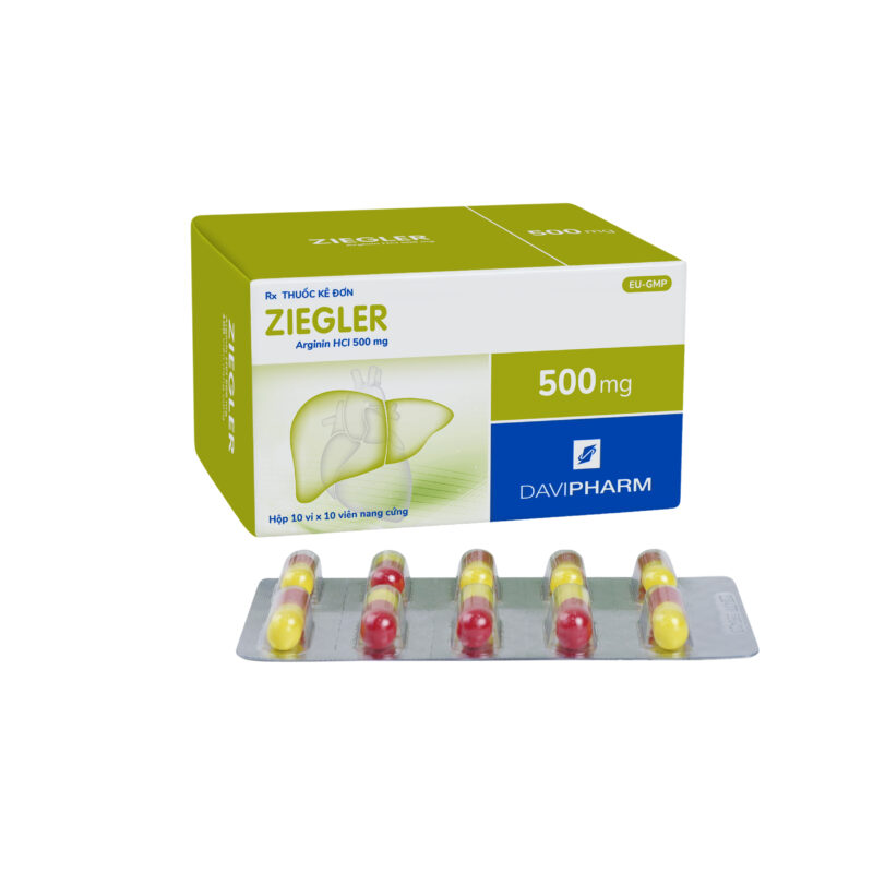 ZIEGLER chứa Arginin HCl 500mg