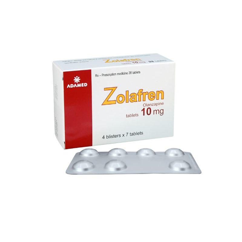 Zolafren 10 mg chứa olanzapin 10 mg
