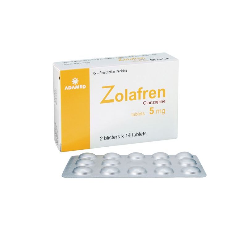 Zolafren 5 mg chứa olanzapin 5 mg